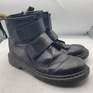 Dr Martens Doc Martens Double Strap Girls 5 Black Boots Easy On Junior 1460